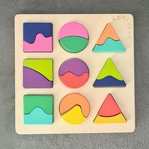 Lovevery land and sky puzzle board